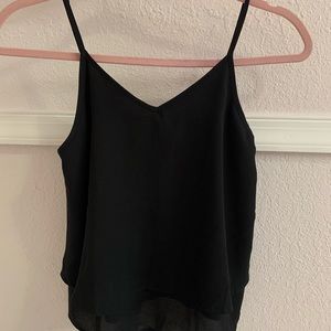 black layered top